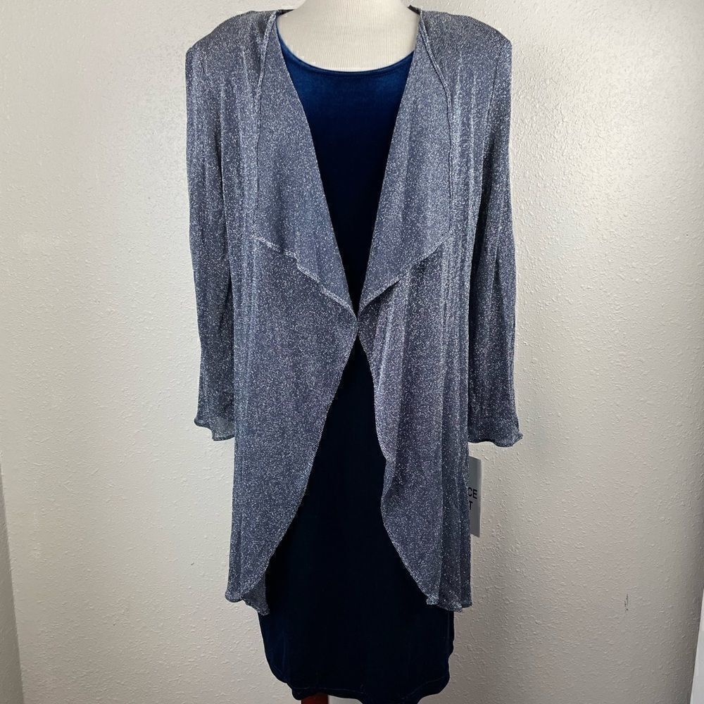 NWT Vintage Helene Blake Two Piece Cardigan and Dress Size 10
